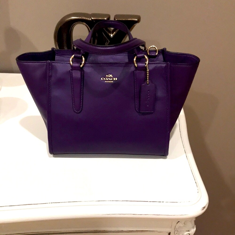 Coach smooth leather mini crossbody